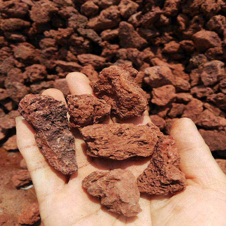 出口园艺栽培介质火山石轻石排水透气适合做钵底石