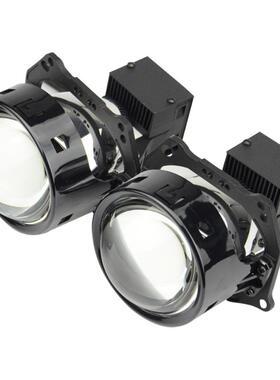 三为车灯SANVI天使之翼3寸LED双光透镜大灯55瓦6000K汽车大灯升级