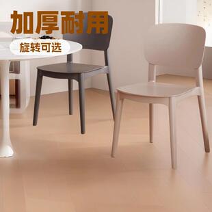 塑料椅子家用加厚北欧餐厅靠背椅餐桌商用餐椅现代简约舒适凳子