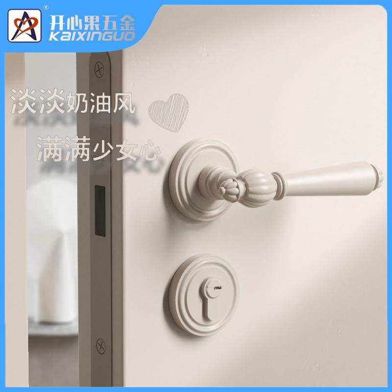 开心果奶油风卡其米磁吸静音室内卧室门锁门锁门把手分体锁家用锁,农机/农具/农膜,其它农用工具,淘宝优惠券,粉丝福利购,淘宝优惠卷