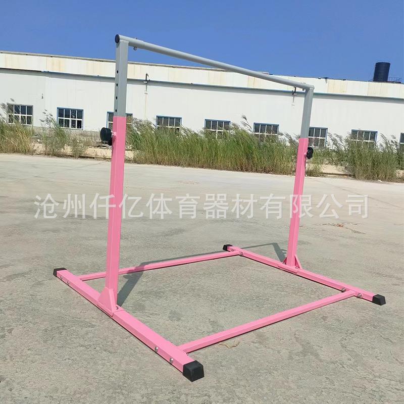 儿童单杠幼儿园室内落地引体向上训练器家用可升降健身器材单杠