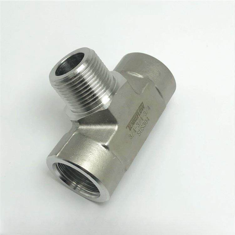 TENHEFLOW数控车床非标车头穿板直通由任接头BU15公制15mm