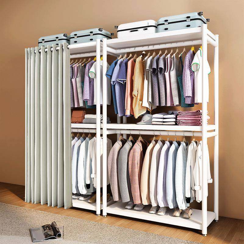 衣柜家用卧室内落地网红金属衣帽架子衣帽间收纳简易组装挂衣架,机械设备,其他机械设备,淘宝优惠券,粉丝福利购,淘宝优惠卷