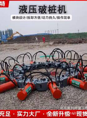 液压破桩机钢筋水泥混凝土圆柱截桩机预制方桩破除机