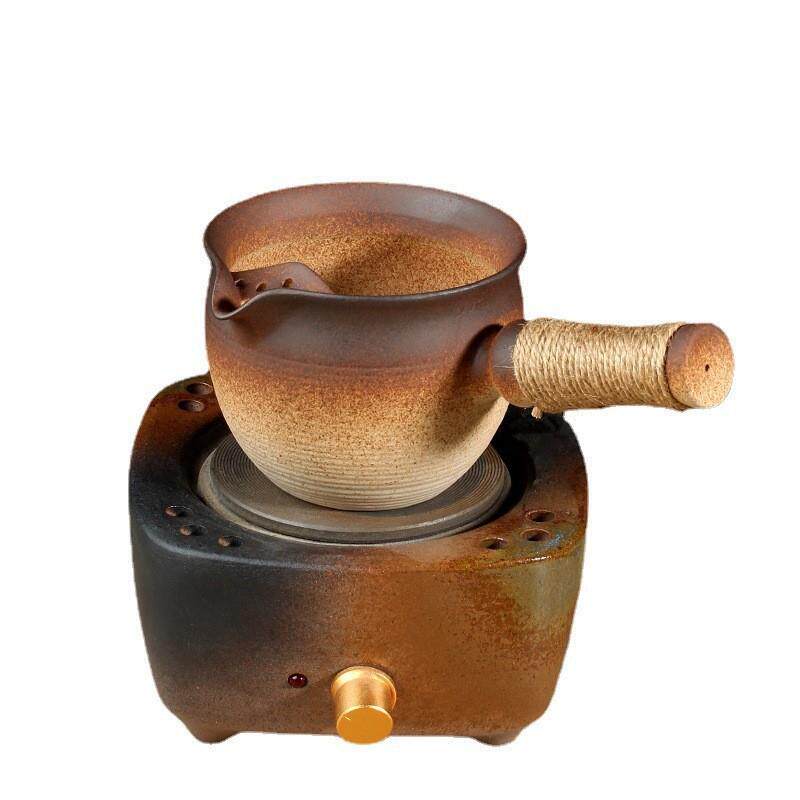 围炉耐热煮容量窑变釉罐茶壶罐罐陕北罐公道煮茶罐杯茶小煮茶白泥