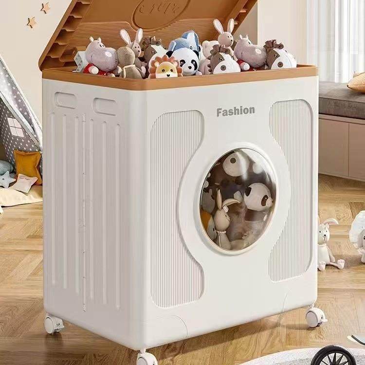 奶油衣物收纳箱大容量可折叠儿童宝宝玩具收纳箱有盖带轮子洗衣篮,节庆用品/礼品,新娘配件,淘宝优惠券,粉丝福利购,淘宝优惠卷
