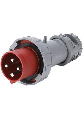 工业插头防水防尘防雨插头64024P63AIP67四孔明装380V工业插头