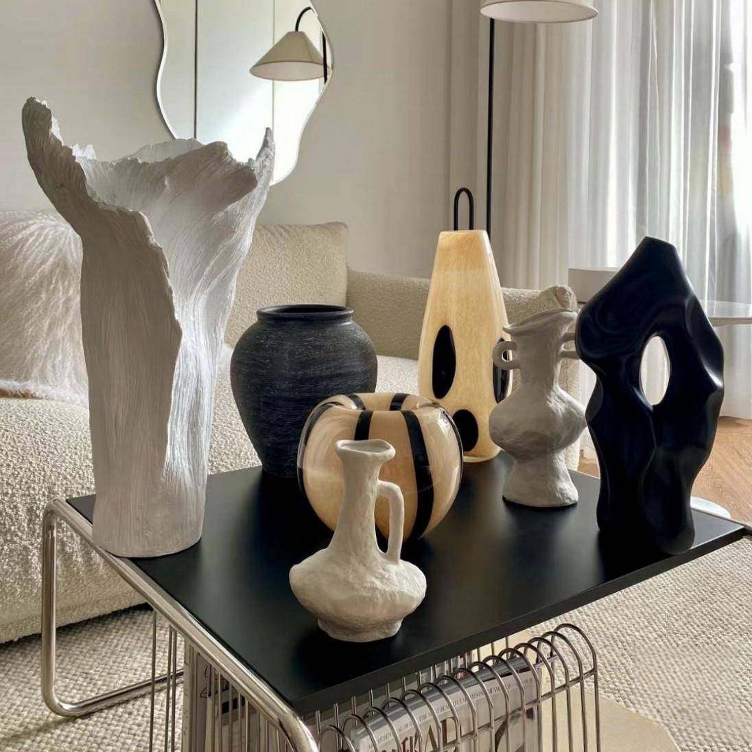 裕絮！白色简约陶瓷花瓶现代创意家居客厅餐桌干花插花装饰摆,畜牧/养殖物资,畜牧/养殖器械,淘宝优惠券,粉丝福利购,淘宝优惠卷