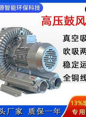 RB-71D-3木工机械高压风机开料机高压漩涡风机3000W高压风机气泵