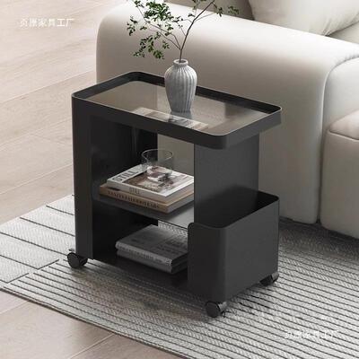 沙轻奢款创意客厅动几小推车铁艺现代家用FVW发简约茶置物移架床