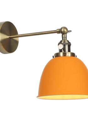 l古oft复简约式风台格45311装饰酒店餐厅吧美彩色单节铁艺壁灯