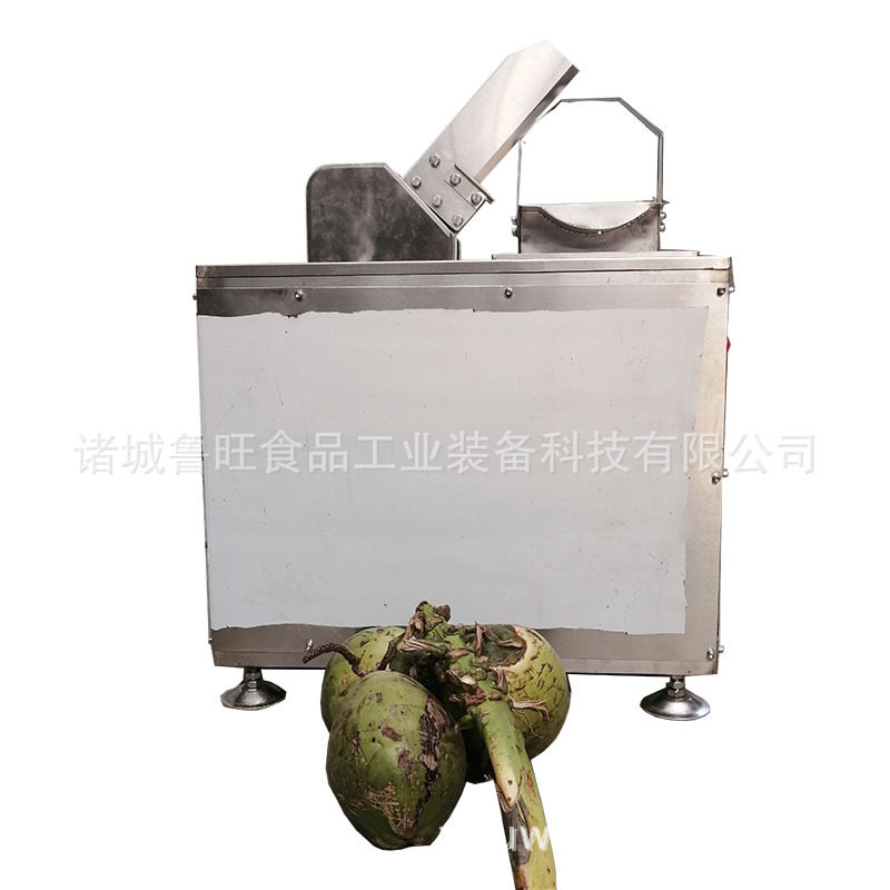 椰汁椰蓉自动切半机海南青椰