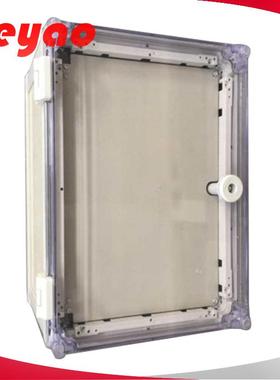带中箱门SFP内门监控电源检修箱塑料电箱透明防水配350*250*130