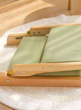 日式榻榻米椅子椅坐垫木靠背折叠椅无凳腿懒实EDV人宿舍床上座和