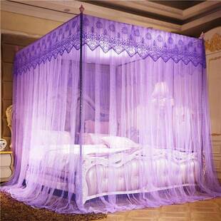 红色蚊帐14755.庆宫廷结婚婚陪嫁帐子浪漫新18婚m床纹帐家用婚房中式风