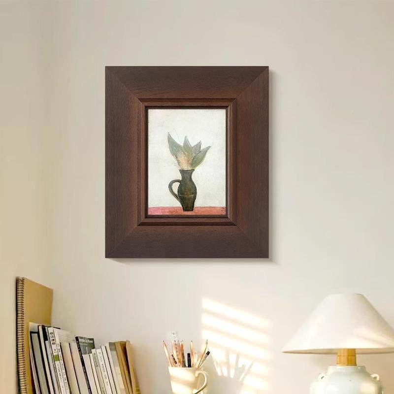 《复常玉花瓶》法古风中客厅装饰画小众古餐厅卧室IJS式植物花卉