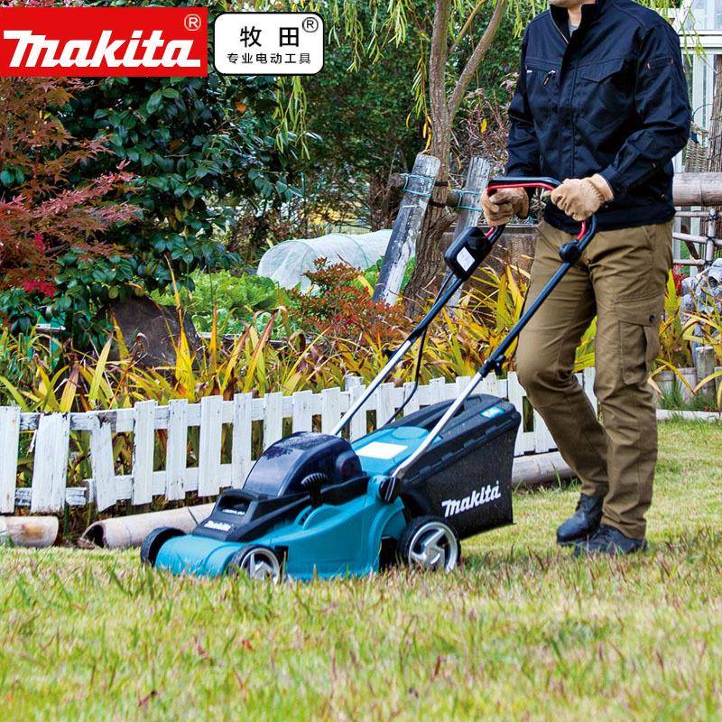 牧田草Mkita电TBD充电草坪机手推式割外草机户修剪锂除机DLM380
