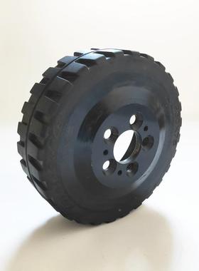 ×力诺力林德动全电动搬运车配件23075-NAL中5孔橡胶驱轮大轮