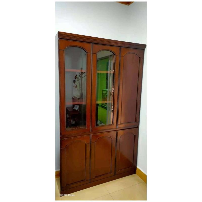 办ESS公家具油漆书柜文木质文件贴柜实木皮件柜柜落地柜档案资料