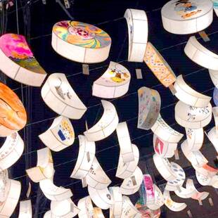 寿司连锁店时尚韩系灯笼影视舞台餐厅饭店吊灯民宿火锅店园林走廊