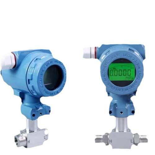 数显一体式差压变送器LCD现场显示螺纹安装压差变送器