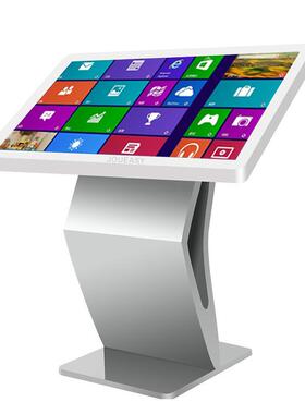 55寸卧式触摸一体机银行网络多媒体查询机落地广告屏广告机
