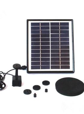 12V5W太阳能喷泉5W太阳能水泵12V低压直流太阳能喷泉景观浮水水泵