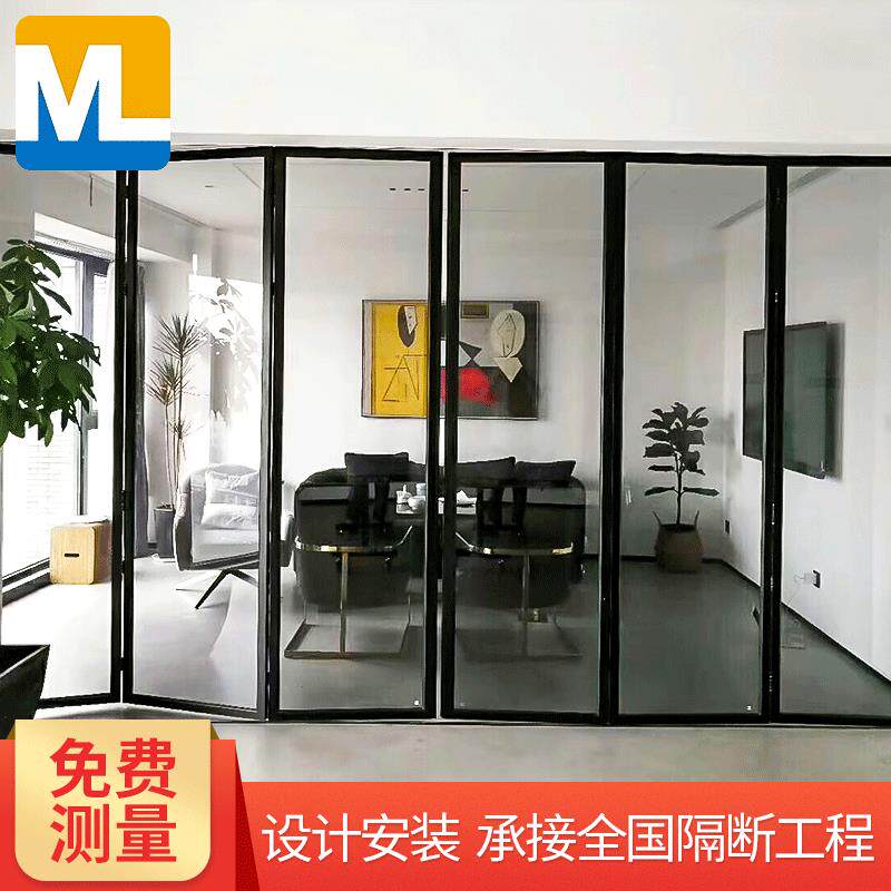上海杭州嘉兴办公室高隔断中空百叶玻璃隔断写字楼玻璃隔断渐