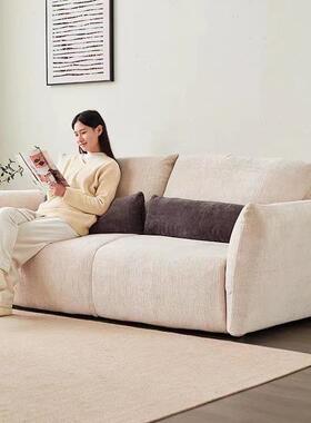 北欧高端沙发床可折叠多功能两用带床垫客厅书房小户型轻奢奶油风