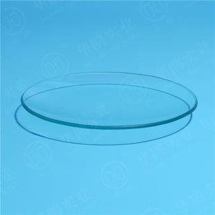 华鸥表面皿实验室用表面皿加厚圆形高透明凹凸皿玻璃表面皿