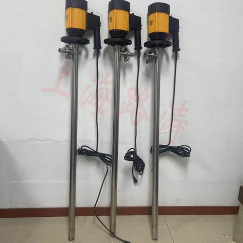 供应HD-E2+V+SS316L-1200手提式插桶泵耐腐蚀电动抽液泵化工桶泵