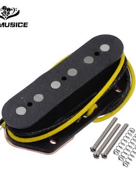 电吉他拾音器TL单线圈电吉他拾音器黑色常用电吉他琴桥拾音器