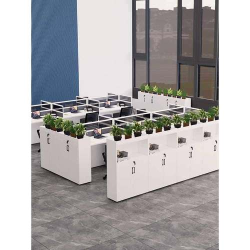 ft办公室花槽柜车间隔断柜绿植边柜文件柜资料柜储物木质矮柜长条