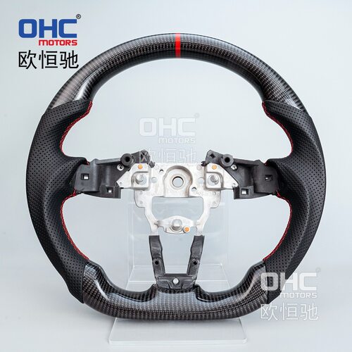 适用16-25款马自达MX-5/Miata真3k碳纤维汽车方向盘改装汽车配件
