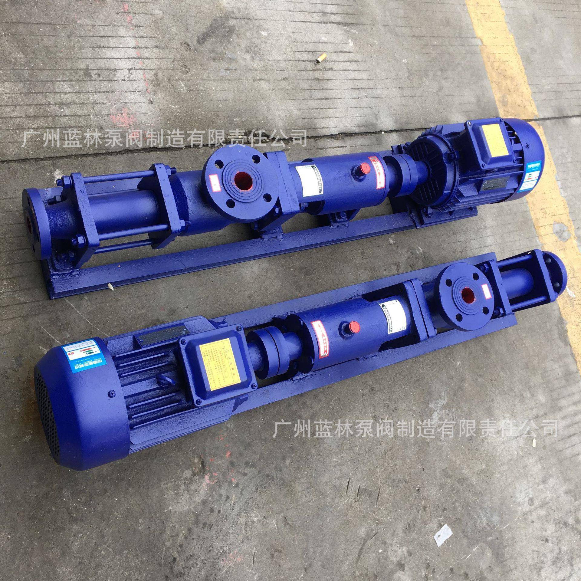 不锈钢污泥单螺杆泵G25-2高扬程浓浆泵污泥螺杆泵