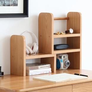 桌面书架书桌转角收纳置物架办公室桌上分层架小柜子家用简易书柜