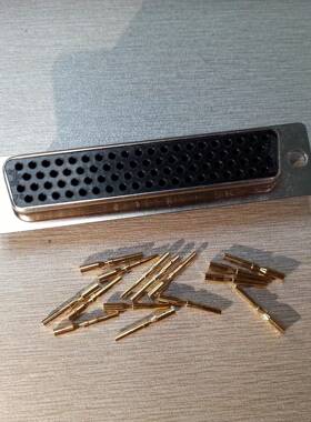 新品DB型78PIN镀金接插件母头矩形四排压线式1-1757824-1连接器