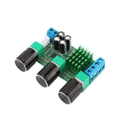 TPA3116D2数字功放板双声道2*80W发烧高低音频调节板XH-M567