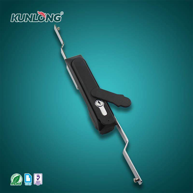 尚坤SK1-080锌合金旋转手柄机柜锁塑胶天地式三点连杆机箱锁黑色,纺织面料/辅料/配套,纺织机械配件,淘宝优惠券,粉丝福利购,淘宝优惠卷