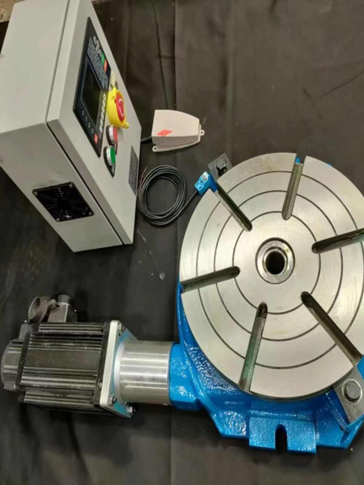 自动数控转分度盘回转台分度头旋转平台旋转工作台转台四轴