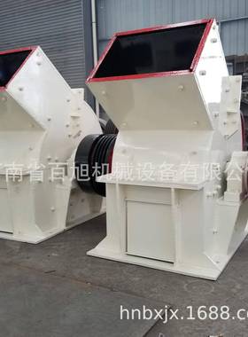 大型移动式石头碎石机砂石料制砂机pc800*1000型号重锤式破碎机
