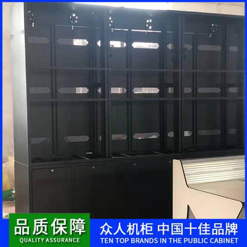 广州监控电视墙焊接拼装监控墙机柜液晶屏幕墙拼接屏