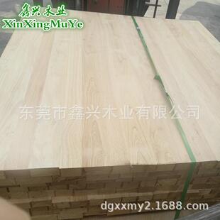 广东泰国橡胶木橡胶木指接板台面板直拼板FSC认证