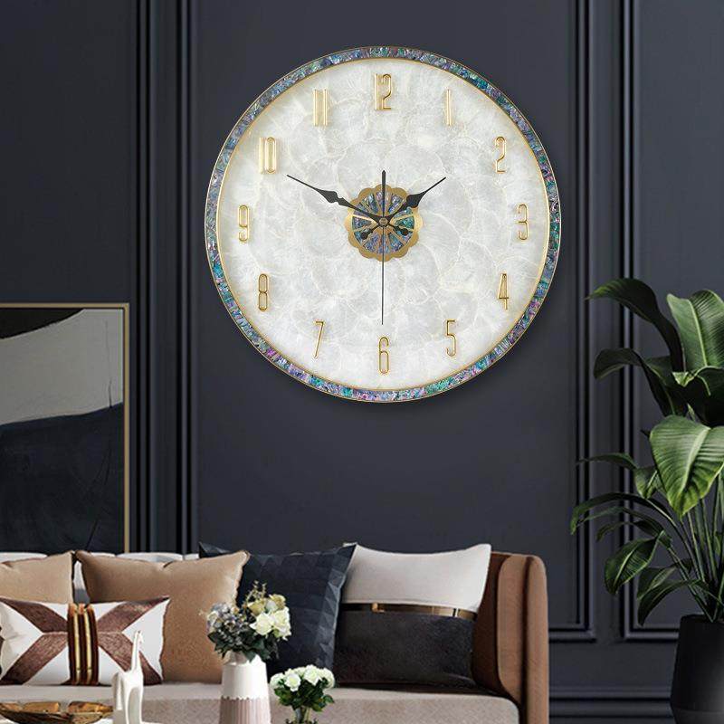 轻奢贝壳挂钟创意客厅挂墙时钟简约现代艺术家用高级感石英钟表,农用物资,其他肥料,淘宝优惠券,粉丝福利购,淘宝优惠卷