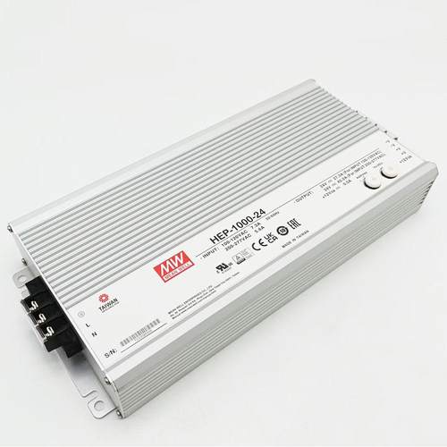 明纬LED开关电源HEP-1000-24/48/100V恒功率模式1000W驱动器带PFC