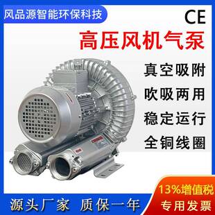 2JM510H16旋涡气泵杂粮色选机用高压鼓风机色选机械配套旋涡风机