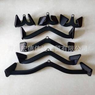 健身拉背把手高位下拉划船把手八件套配件对握握把背部训练器材