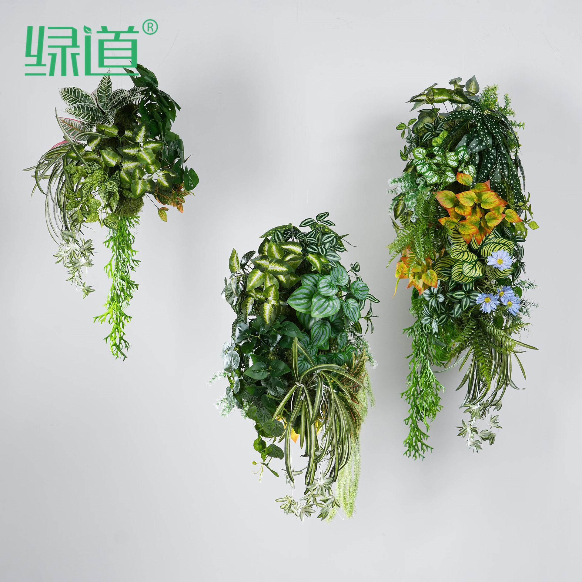 【悬浮花艺ABCD款】仿真绿植造景垂吊悬浮轻奢酒店餐厅吊挂装饰