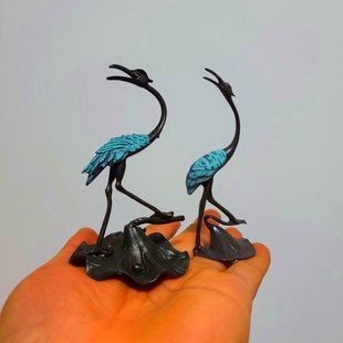 仙鹤香插盘香线香均可用合金香托香盘香道香炉配件香座底座