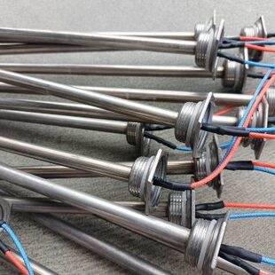 暖气片加热棒电加热裸棒带引线1500w/1350w 长度1米支持定制